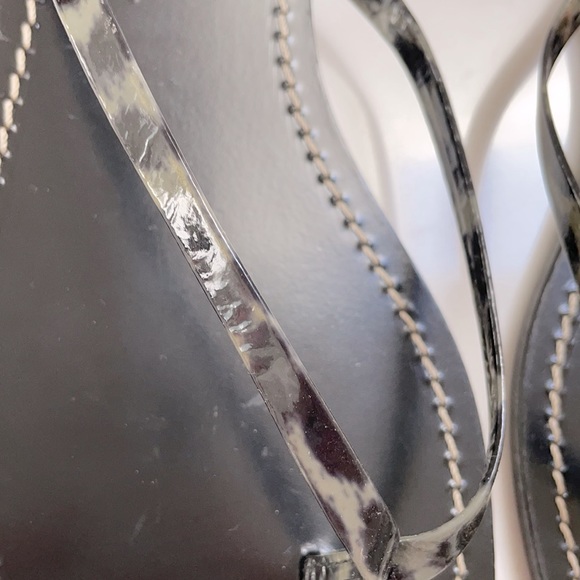 Jcrew patent leather leopard thong sandal - Picture 2 of 4